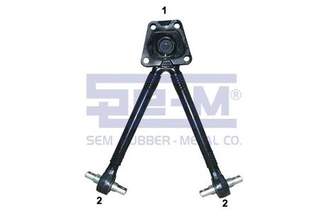 SE-M 16199 Тяга реактивная V-образная DAF CF e6/f7 l=609, d=23, Ax=130 мм (2001491) Sem