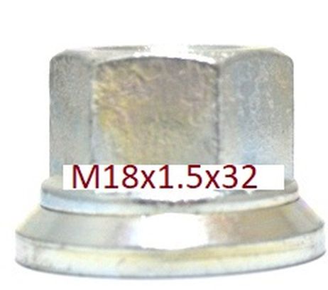 фото Auto-GUR AG33023101034 Гайка колёсная М18x1.5x32 цинк шайба, ключ 27 открытая Газель 3302-3101034-п29 Auto-GUR AG33023101034 Гайка колёсная М18x1.5x32 цинк шайба, ключ 27 открытая Газель 3302-3101034-п29