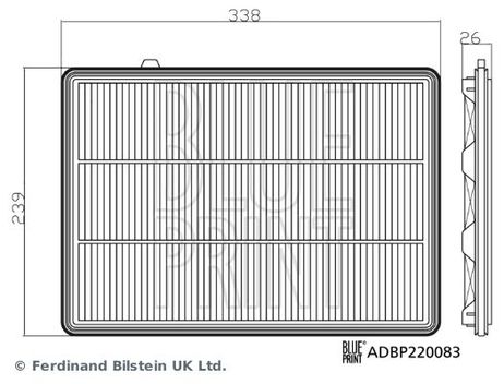 фото Blue Print ADBP220083 Фильтр воздушный Blue Print ADBP220083 Фильтр воздушный