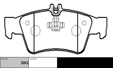 фото CTR GK0040 / ckbz-13 Колодки тормозные дисковые | зад | CTR GK0040 / ckbz-13 Колодки тормозные дисковые | зад |