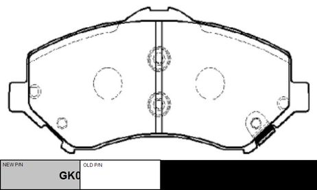 фото CTR GK0121 / ckcr-35 Колодки тормозные дисковые | перед | CTR GK0121 / ckcr-35 Колодки тормозные дисковые | перед |