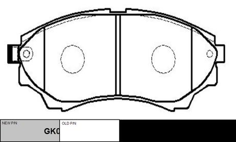 фото CTR GK0178 / ckf-33 Колодки тормозные дисковые | перед | CTR GK0178 / ckf-33 Колодки тормозные дисковые | перед |