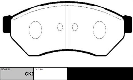 фото CTR GK0446 / ckkd-18 Колодки тормозные дисковые | зад | CTR GK0446 / ckkd-18 Колодки тормозные дисковые | зад |