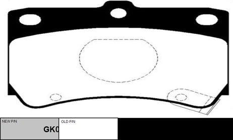 фото CTR GK0508 / ckkk-2 Колодки тормозные дисковые | перед | CTR GK0508 / ckkk-2 Колодки тормозные дисковые | перед |