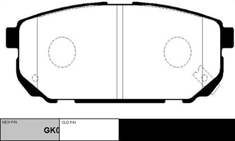 фото CTR GK0525 / ckkk-19 Колодки тормозные дисковые | зад | CTR GK0525 / ckkk-19 Колодки тормозные дисковые | зад |