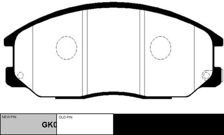 фото CTR GK0563 / ckks-7 Колодки тормозные дисковые | перед | CTR GK0563 / ckks-7 Колодки тормозные дисковые | перед |
