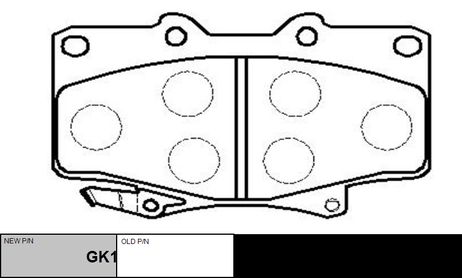 фото CTR GK1019 / ckt-5 Колодки тормозные дисковые | перед | CTR GK1019 / ckt-5 Колодки тормозные дисковые | перед |