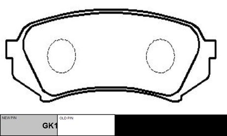 фото CTR GK1069 / ckt-55 Колодки тормозные дисковые | зад | CTR GK1069 / ckt-55 Колодки тормозные дисковые | зад |