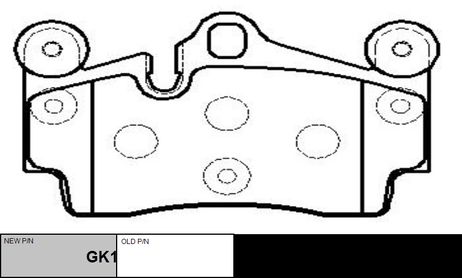 фото CTR GK1300 / ckvw-73 Колодки тормозные дисковые | зад | CTR GK1300 / ckvw-73 Колодки тормозные дисковые | зад |
