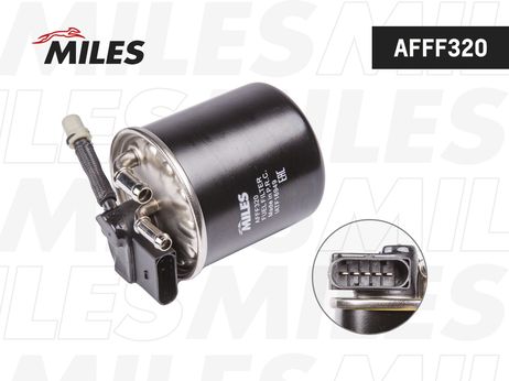 Miles AFFF320 Фильтр топливный mercedes benz w204/212/221 om651 (mann wk820/17)