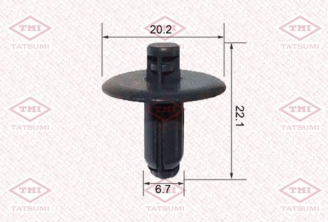 TATSUMI TJB1079 Клипса автомобильная [упаковка 10 штук]