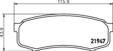 фото Nisshinbo NP1008SC Колодки тормозные дисковые Strong Ceramic | зад | Nisshinbo NP1008SC Колодки тормозные дисковые Strong Ceramic | зад |