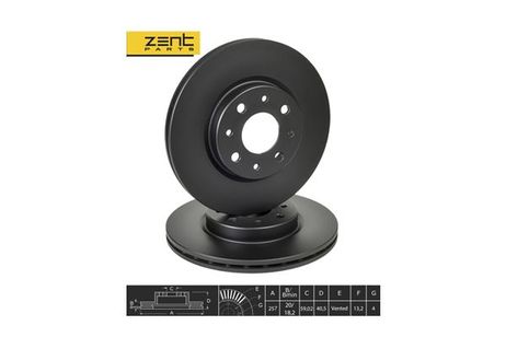 фото ZENTPARTS Z06273 Диск тормозной передний Alfa Romeo ZENTPARTS Z06273 Диск тормозной передний Alfa Romeo