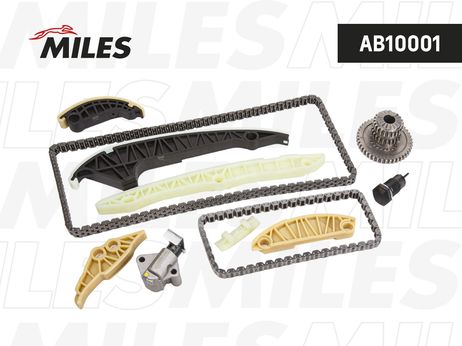 Miles AB10001 Цепь ГРМ с натяжителями, комплект