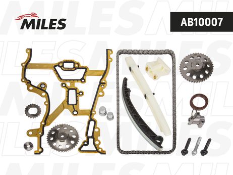 Miles AB10007 Комплект цепи ГРМ opel 1.0-1.4 96- co звездочками