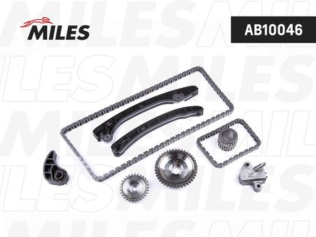 Miles AB10046 Комплект цепи ГРМ nissan 1.6i hr16de 10- co звездочками