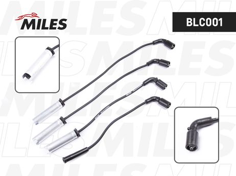 Miles BLC0001 Высоковольтные провода зажигания chevrolet aveo/lanos 1.4/1.6 sohc