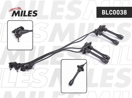 Miles BLC0038 Высоковольтные провода зажигания toyota corolla/celica