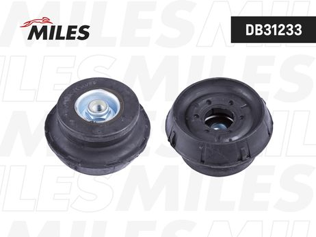 Miles DB31233 Опора амортизатора nissan/renault пер.(опора+подшипник+пластина с гайкой)