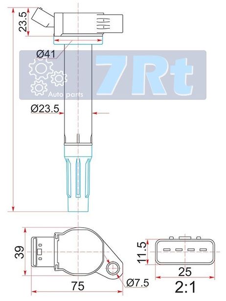фото 7RT DRA32272 Катушка зажигания toyota 2grfe 08- 7RT DRA32272 Катушка зажигания toyota 2grfe 08-