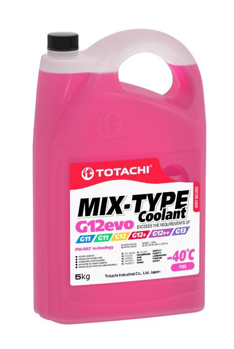 фото Totachi 46805 Антифриз, готовый раствор mix-type coolant G12evo -40°c розовый 5кг Totachi 46805 Антифриз, готовый раствор mix-type coolant G12evo -40°c розовый 5кг
