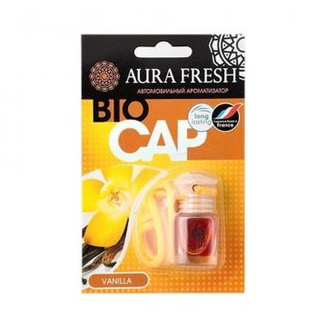 фото AURA FRESH 23015 Ароматизатор на зеркало BIO CAP флакон 6ml Ваниль AURA FRESH 23015 Ароматизатор на зеркало BIO CAP флакон 6ml Ваниль
