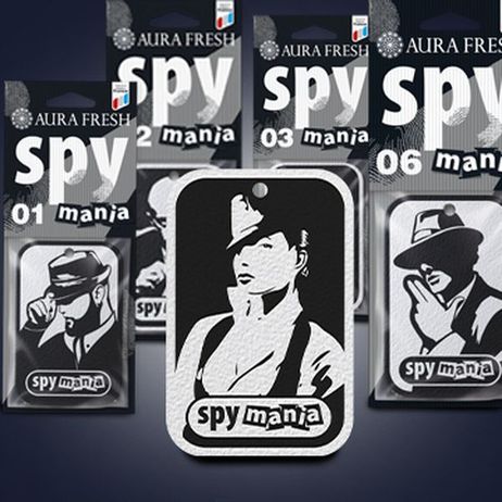 фото AURA FRESH 23098 Ароматизатор на зеркало SPY mania Black AURA FRESH 23098 Ароматизатор на зеркало SPY mania Black