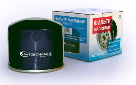 Avtostandart LARGUS101200588 Фильтр масляный lada Largus, Renault Logan