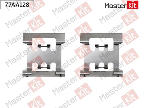 фото Master KiT 77AA128 Ремкомплект крепления тормозных колодок Master KiT 77AA128 Ремкомплект крепления тормозных колодок
