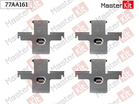 фото Master KiT 77AA161 Ремкомплект крепления тормозных колодок Master KiT 77AA161 Ремкомплект крепления тормозных колодок