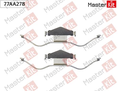 фото Master KiT 77AA278 Ремкомплект крепления тормозных колодок Master KiT 77AA278 Ремкомплект крепления тормозных колодок