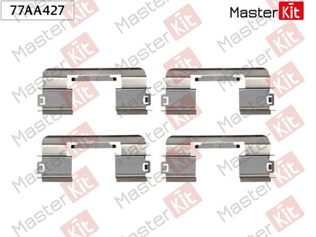 фото Master KiT 77AA427 Ремкомплект крепления тормозных колодок Master KiT 77AA427 Ремкомплект крепления тормозных колодок