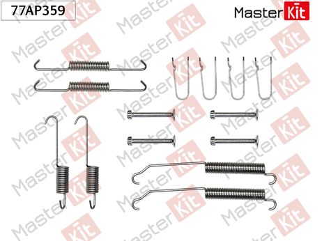 фото Master KiT 77AP359 Ремкомплект крепления тормозных колодок Master KiT 77AP359 Ремкомплект крепления тормозных колодок