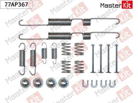 фото Master KiT 77AP367 Ремкомплект крепления тормозных колодок Master KiT 77AP367 Ремкомплект крепления тормозных колодок