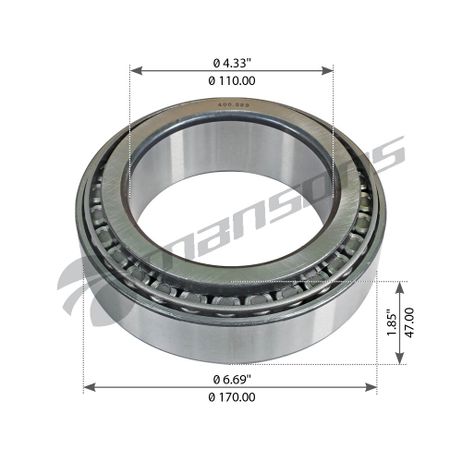 фото Mansons 400589 Подшипник ступичный Mansons 400589 Подшипник ступичный