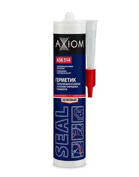 фото AXIOM ASK514 Герметик распыляемый кузовной на основе гибридных полимеров бежевый | ШОР 35 280 мл AXIOM ASK514 Герметик распыляемый кузовной на основе гибридных полимеров бежевый | ШОР 35 280 мл