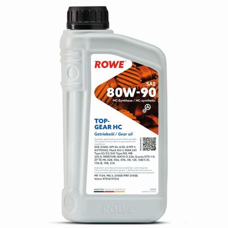фото ROWE 25000001099 Hightec topgear 80w-90 HC gl-4/gl-5/mt-1 Трансмиссионное масло синтетическое 1L ROWE 25000001099 Hightec topgear 80w-90 HC gl-4/gl-5/mt-1 Трансмиссионное масло синтетическое 1L