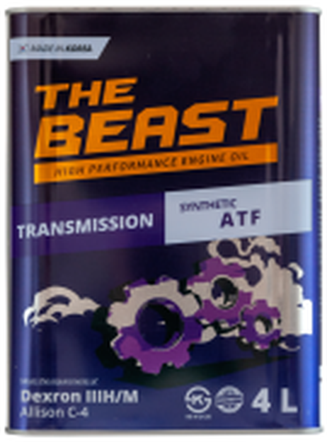 фото THE BEAST E0608L04U1 Beast Синт-ое тр.масло ATF 3 (4л) THE BEAST E0608L04U1 Beast Синт-ое тр.масло ATF 3 (4л)