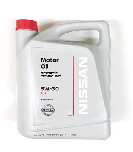 фото Nissan KE90091043 Масло моторное Motor Oil 5w30 C3 - 5 литров Nissan KE90091043 Масло моторное Motor Oil 5w30 C3 - 5 литров
