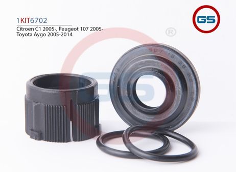фото GS 1KIT6702 Ремкомплект рулевой рейки Citroen C1 (pn_, pm_) 2005-, Peugeot 107 2005-, Toyota Aygo (kgb10,wnb10) GS 1KIT6702 Ремкомплект рулевой рейки Citroen C1 (pn_, pm_) 2005-, Peugeot 107 2005-, Toyota Aygo (kgb10,wnb10)