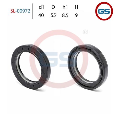 фото GS SL00972 Сальник рулевой рейки 40 55 8.5_9 GS SL00972 Сальник рулевой рейки 40 55 8.5_9