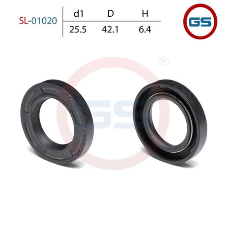 фото GS SL01020 Сальник рулевой рейки 25.5 42.1 6.4 GS SL01020 Сальник рулевой рейки 25.5 42.1 6.4