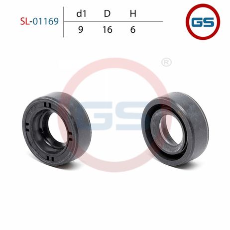 фото GS SL01169 Сальник рулевой рейки 9 16 6 GS SL01169 Сальник рулевой рейки 9 16 6