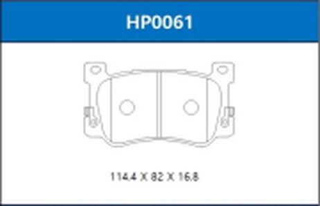 фото HSB HP0061 Колодки тормозные дисковые передние hyundai Genesis G90 HSB HP0061 Колодки тормозные дисковые передние hyundai Genesis G90
