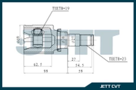 фото JETT V409063 Шрус внутренний v40-9063 JETT V409063 Шрус внутренний v40-9063
