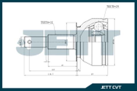 фото JETT V411408 Шрус внешний v41-1408 JETT V411408 Шрус внешний v41-1408