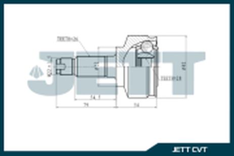 JETT V413106 Шрус внешний v41-3106
