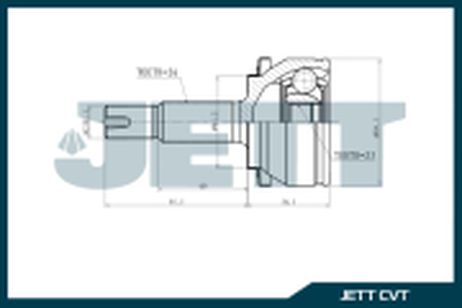 фото JETT V419213 Шрус внешний v41-9213 JETT V419213 Шрус внешний v41-9213