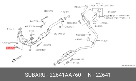 фото Subaru 22641AA760 Лямбда-зонд Subaru 22641AA760 Лямбда-зонд