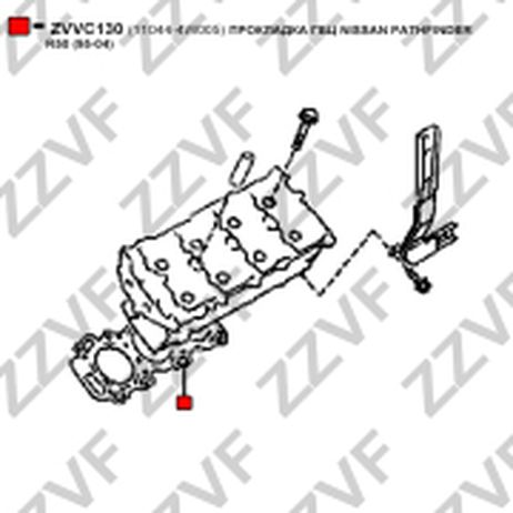 фото ZZVF ZVVC130 Прокладка ГБЦ nissan pathfinder R50 (95-04) ZZVF ZVVC130 Прокладка ГБЦ nissan pathfinder R50 (95-04)